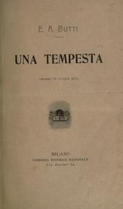 Una tempesta by Butti, Enrico Annibale