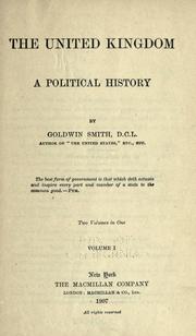 Cover of: The United kingdom by Goldwin Smith