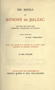 Cover of: Ursule Mirouët