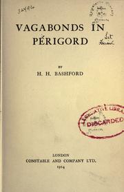 Cover of: Vagabonds in Périgord by Sir Henry Howarth Bashford