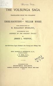 The Volsunga saga by Eiríkr Magnússon, William Morris