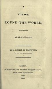 Journal d'un voyage autour du monde by Camille de Roquefeuil