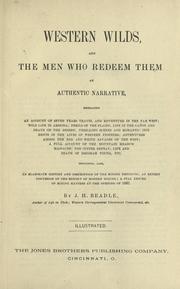 Cover of: Western wilds and the men who redeem them by J. H. Beadle