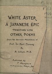Cover of: White aster by Karl Florenz