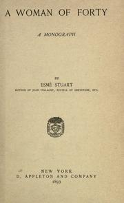 Cover of: A woman of forty by Esmè Stuart