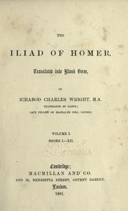 Cover of: The Iliad of Homer