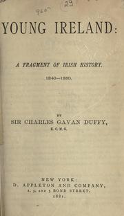 Cover of: Young Ireland by Duffy, Charles Gavan Sir