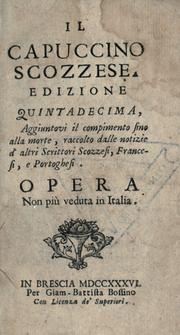 Cover of: Il capuccino scozzese.