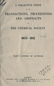 Cover of: Journal. by Chemical Society (Great Britain)