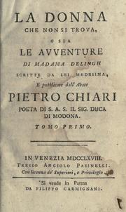 La donna che non si trova by Pietro Chiari