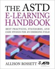Cover of: The ASTD e-learning handbook
