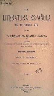 Cover of: literatura española en el siglo 19.