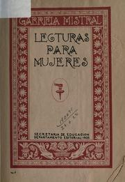 Cover of: Lecturas para mujeres. by Gabriela Mistral