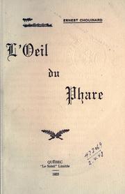 Cover of: oeil du phare.