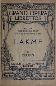 Cover of: Lakmé by Léo Delibes