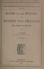 Cover of: Roger van der Weyden und Roger van Brügge mit ihren Schulen.