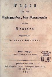 Sagen aus den Rheingegenden, dem Schwarzwalde und den Vogesen by Aloys Wilhelm Schreiber