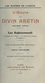 Cover of: oeuvre du divin Arétin.