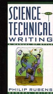 Cover of: Science and Technical Writing by Philip Rubens