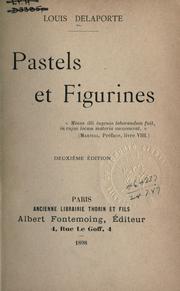 Cover of: Pastels et figurines.