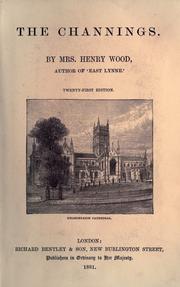 Cover of: The Channings. by Mrs. Henry Wood