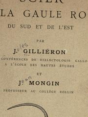 Cover of: Scier dans la Gaule romane du sud et de l'est by Jules Gilliéron