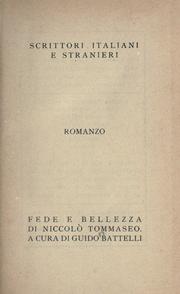 Cover of: Fede e bellezza