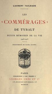 Cover of: "commérages" de Tybalt: petits mémoires de la vie, 1903-1913