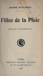 Cover of: Filles de la pluie (scenes de la vie ouessantine)