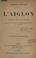 Cover of: L' Aiglon, drame en six actes, en vers