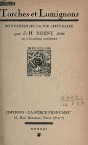 Cover of: Torches et lumignons: souvenirs de la vie littéraire