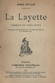 La layette, comédie en trois actes