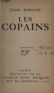 Les copains by Jules Romains