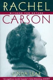 Cover of: Rachel Carson by Linda Lear