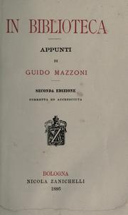 Cover of: In biblioteca: appunti.