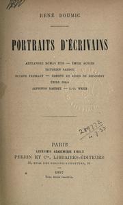 Cover of: Portraits d'écrivains.