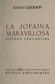 Cover of: La jofaina maravillosa: agenda cervantina.