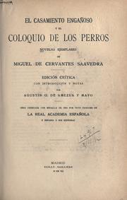 Cover of: El casamiento engañoso by Miguel de Cervantes Saavedra