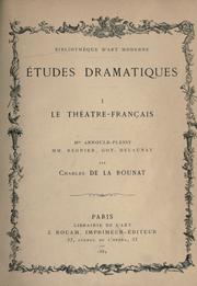 Cover of: Le Théâtre-Français by Charles de La Rounat