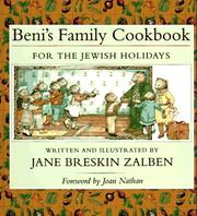 Cover of: Beni's family cookbook for the Jewish holidays by Jane Breskin Zalben