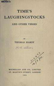 Cover of: Time's laughingstocks, and other verses by Thomas Hardy