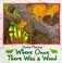 Cover of: Where once there was a wood