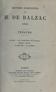 Cover of: Oeuvres complètes by Honoré de Balzac
