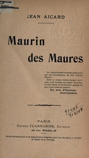 Cover of: Maurin des Maures.