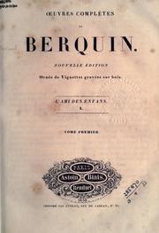 Cover of: Oeuvres complètes. by Arnaud Berquin