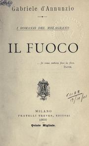 Cover of: Il fuoco.
