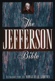 Cover of: The Jefferson Bible by Thomas Jefferson