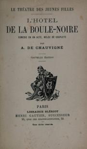 L' hotel de la boule-noire by Anselme de Chauvigné