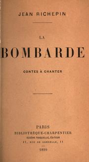 Cover of: bombarde: contes à chanter.