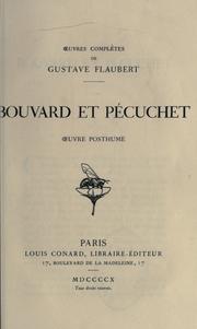 Cover of: Bouvard et Pécuchet é by Gustave Flaubert
